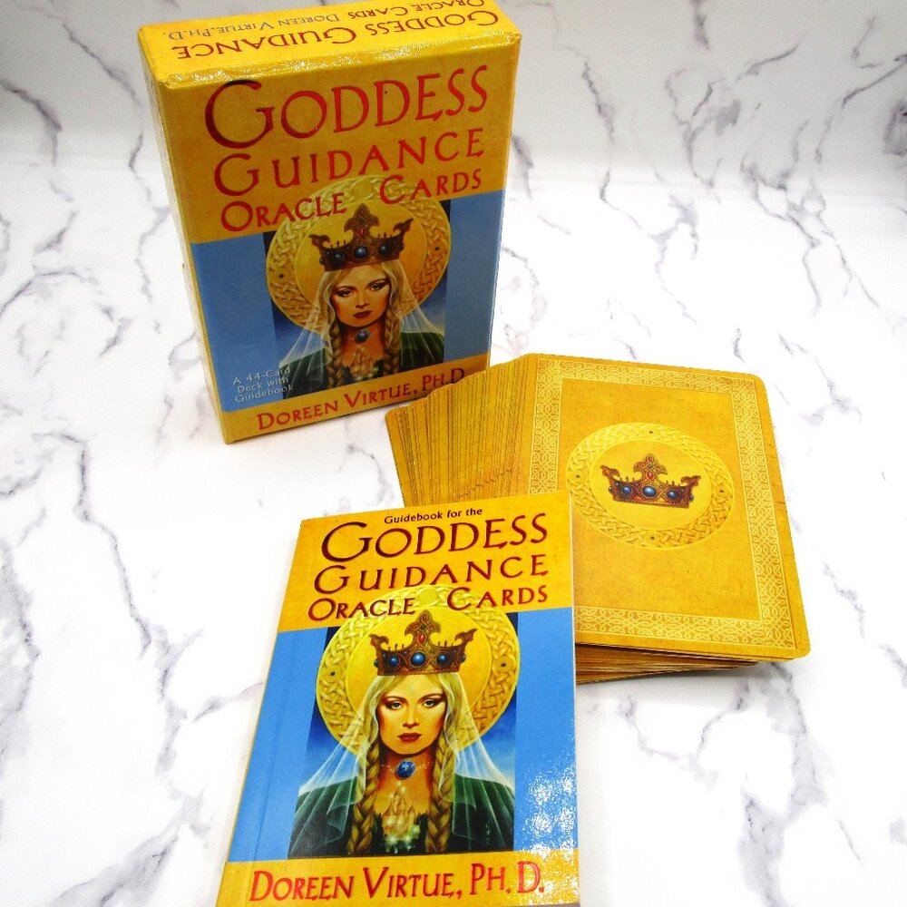 Goddess Guidance Oracle Cards Doreen Virtue 44 Cards and Guidebook